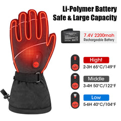 Day Wolf Rechargeable Waterproof Heated Gloves