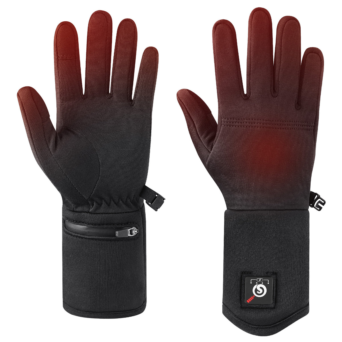 Day Wolf Top touch screen performance Slim Heated Liners Gloves