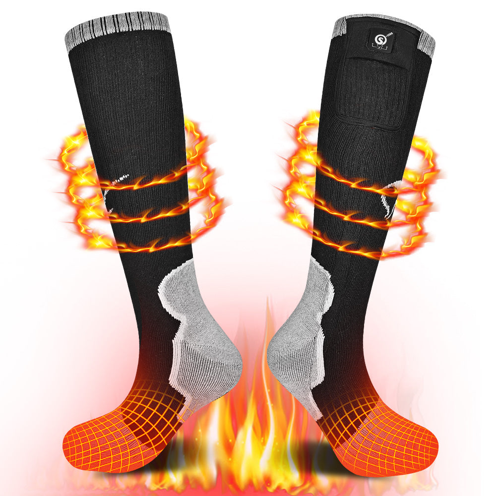 Heated Socks with Rechargeable Electric Battery for Men & Women