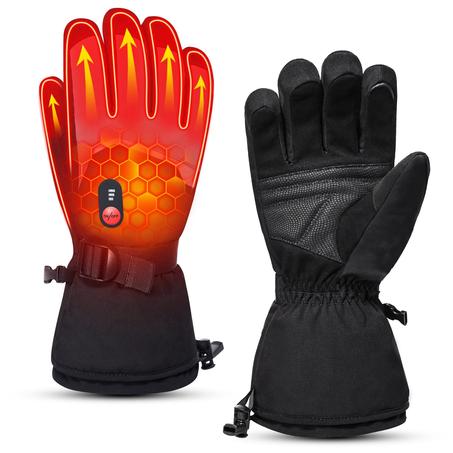 Day Wolf 7.4V Unisex Featherweight Battery Heated Gloves