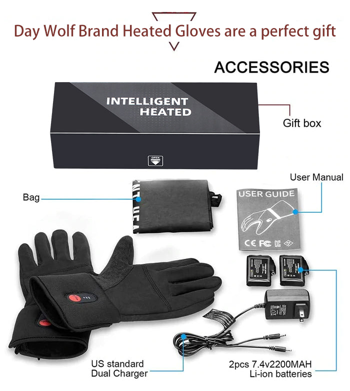 intelligent heating handschuhe Beheizte Handschuhe -Day Wolf