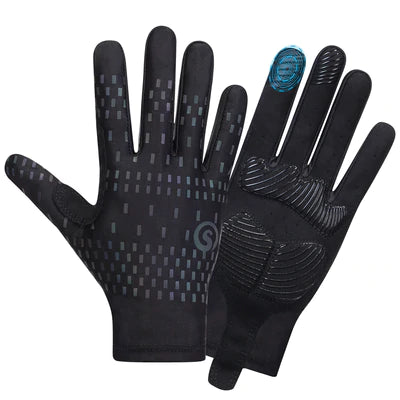 Workout Ice Silk Gloves Men Women Full-Finger Cycling - Padded Palm Breathable Fitness Sports Exercise Touch Screen Grip Training