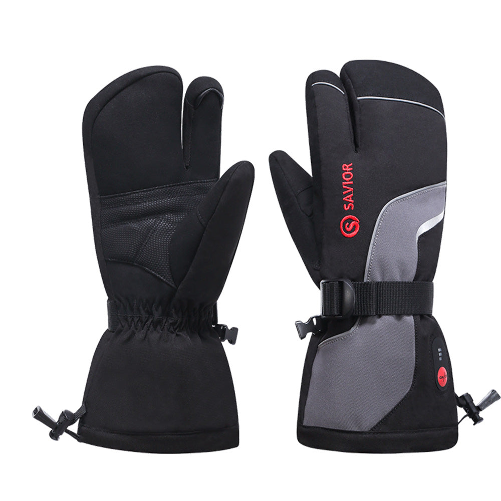 SAVIOR HEAT Rechargeable Electric Heated Mittens Crab Fingers