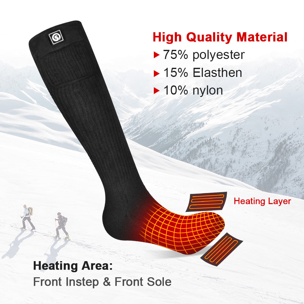 Heated Socks for Men and Women Rechargeable Battery Heated Socks