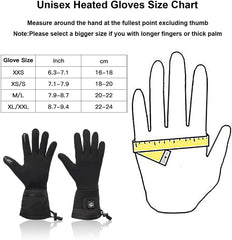 SNOW DEER  Super Soft Thin Rechargeable Battery Glove Liners