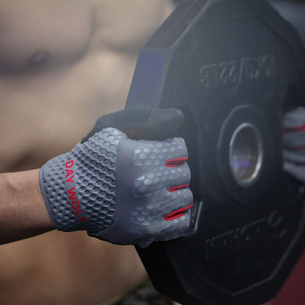 Fitness Gloves - Day Wolf & Red
