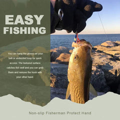 Fishing Catching Gloves Non-slip Fisherman Protect Hand – DazzleSport