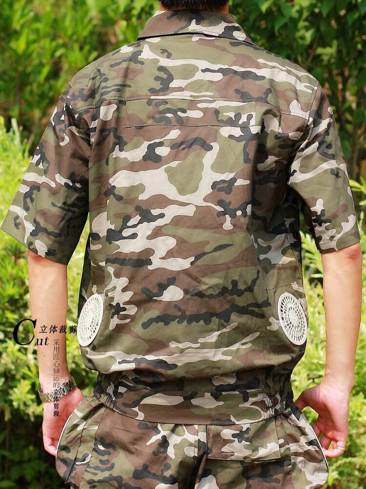 Savior Camo Air condition Clothes Portable Cooling fan Uniform vest Summer hot weather fishing high temperature working unisex