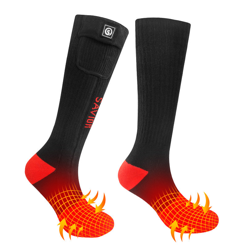 Heated Socks with Rechargeable Electric Battery for Men & Women